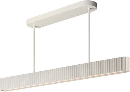 ET2 E25176-CHK Delphi Modern Chaulk White LED 47.25" Kitchen Island Light Fixture
