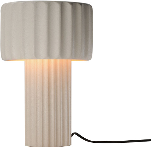 ET2 E25179-SSN Delphi Contemporary Sandstone LED Lighting Table Lamp