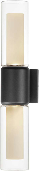 ET2 E30194-93BK Dram Black LED Exterior Wall Lamp