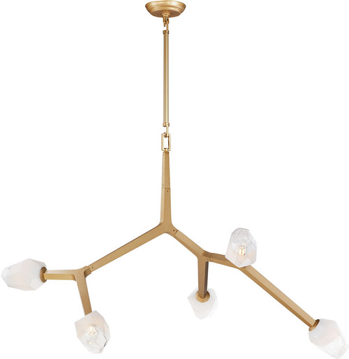ET2 E32795-93NAB Blossom Modern Natural Aged Brass LED Chandelier Light