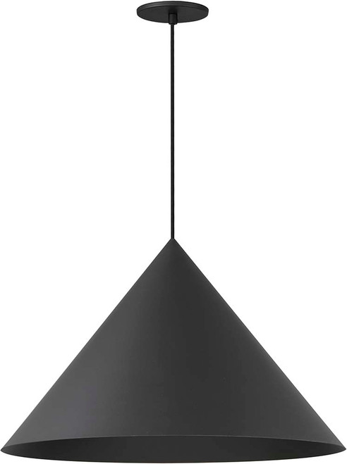 ET2 E34502-BK Pitch Contemporary Black LED Ceiling Pendant Light