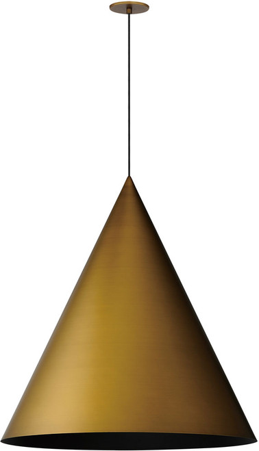 ET2 E34506-AB Pitch Contemporary Antique Brass LED Hanging Lamp