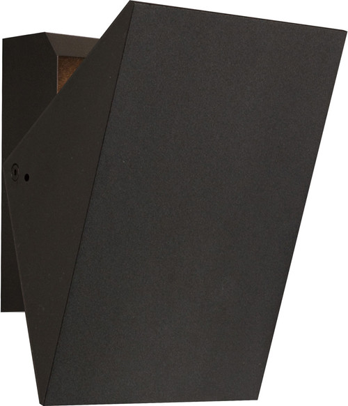ET2 E41332-BK Alumilux Tilt Modern Black LED 7" Outdoor Sconce Lighting