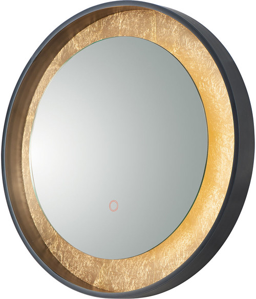 ET2 E42036-GLBK Floating Modern Gold Leaf / Black LED Wall Lamp