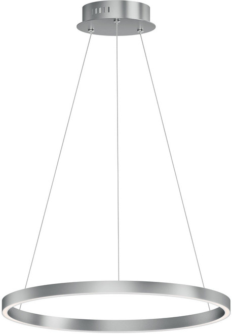 ET2 E52724-AL Groove Modern Brushed Aluminum LED 24" Pendant Lamp