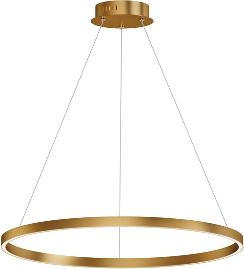ET2 E52726-GLD Groove Contemporary Gold LED 32" Ceiling Light Pendant