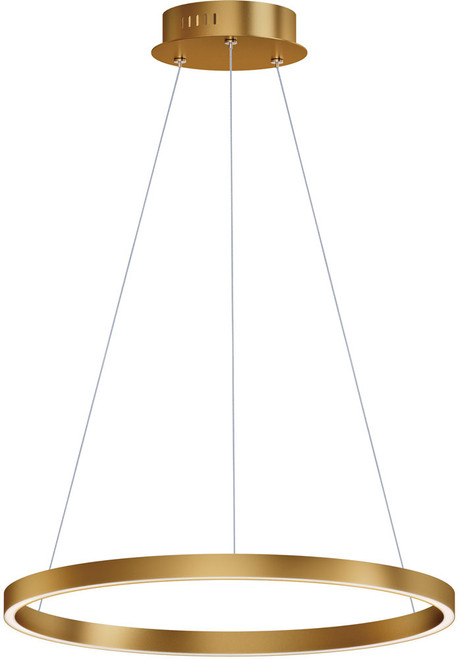 ET2 E52724-GLD Groove Modern Gold LED 24" Pendant Lighting