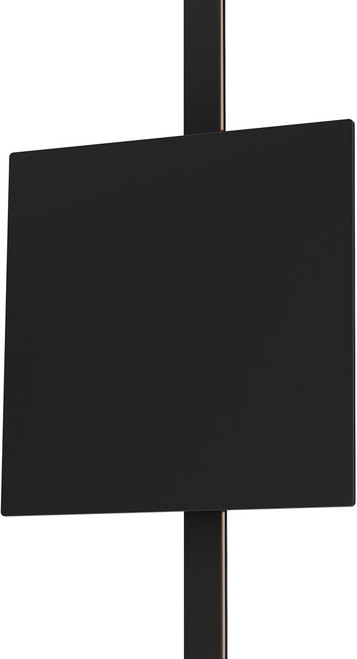 ET2 ETL29224-BK Continuum Contemporary Black LED Light Wall Washer Square Track Lighting