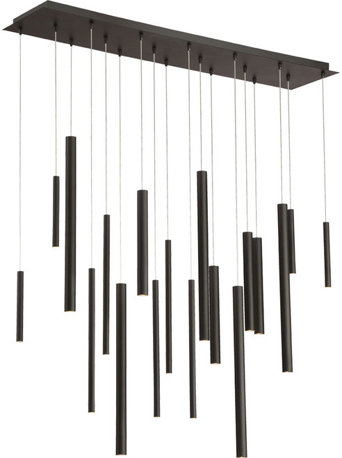Eurofase 31446-013 Santana Contemporary Black LED Multi Drop Lighting Fixture