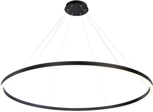 Eurofase 31473-026 Spunto Contemporary Matte Black LED 61" Drop Ceiling Lighting