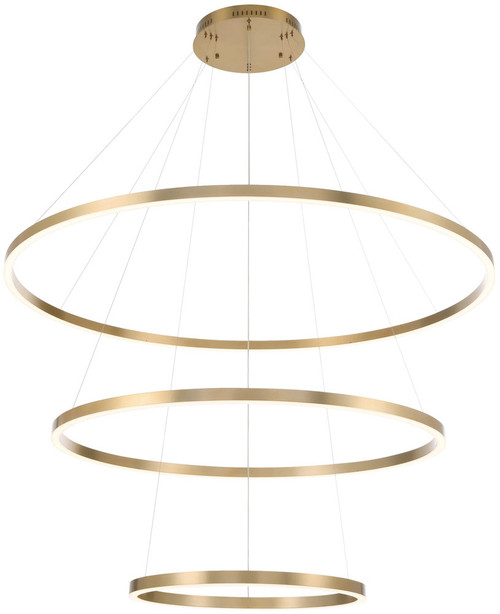 Eurofase 31474-038 Spunto Contemporary Gold LED Lighting Chandelier