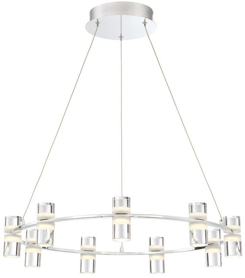 Eurofase 33724-010 Netto Contemporary Chrome LED Chandelier Lighting