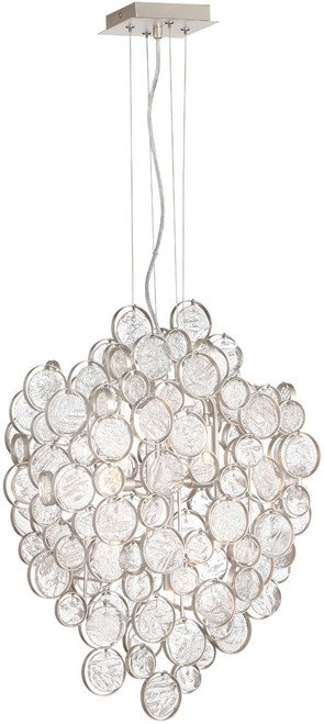 Eurofase 34030-011 Trento Modern Champagne Silver Halogen Hanging Lamp