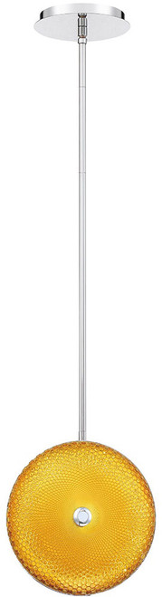 Eurofase 35913-047 Caledonia Modern Chrome LED 6.5" Mini Drop Ceiling Lighting