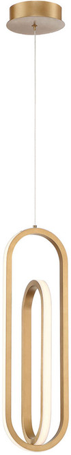 Eurofase 37038-021 Demark Modern Satin Gold LED Mini Pendant Lighting