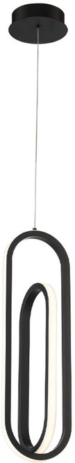 Eurofase 37038-014 Demark Modern Matte Black LED Mini Lighting Pendant