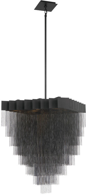 Eurofase 37095-029 Bloomfield Contemporary Black LED Pendant Lamp
