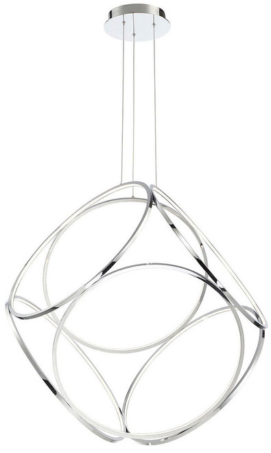 Eurofase 37104-016 Glenview Modern Chrome LED 34" Pendant Lighting