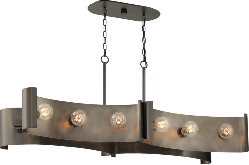 Eurofase 38429-019 Metallo Modern Vintage Nickel Island Light Fixture