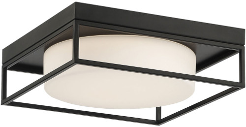 Eurofase 39332-035 Rover Modern Black LED 12" Flush Mount Lighting Fixture