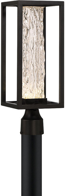 Eurofase 42703-013 Ilya Modern Satin Black LED Outdoor Lamp Post Light