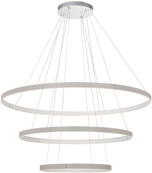 Eurofase 43900-039 Verdura Modern Grey / White LED Round Multi Hanging Lamp