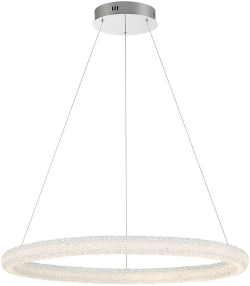 Eurofase 43924-011 Sassi Chrome LED Tiered 36" Hanging Lamp