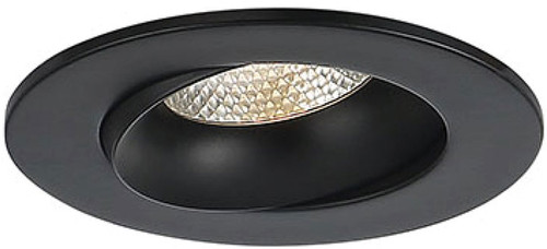 Eurofase 45369-025 Midway Modern Black LED Round 3.5 Inch Regressed Gimbal Recessed Light