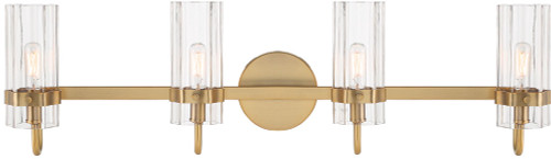 Eurofase 45464-010 Brook Contemporary Brass 4-Light Bathroom Lighting Fixture