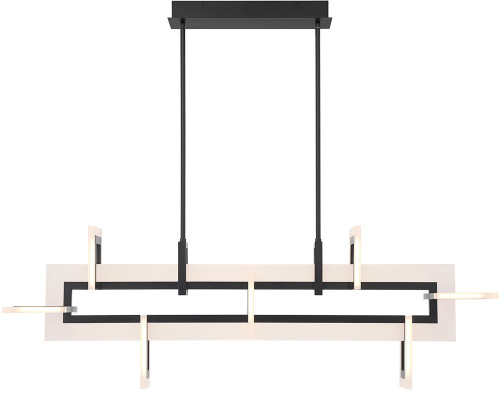 Eurofase 45719-023 Inizio Modern Black LED Island Light Fixture