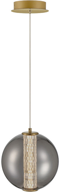 Eurofase 45735-023 Atomo Contemporary Gold LED Mini Hanging Light