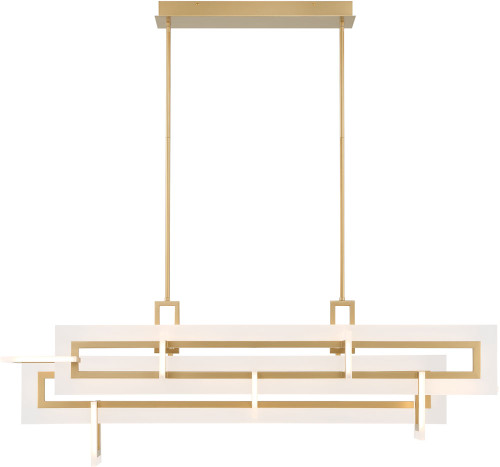 Eurofase 46806-024 Inizio Contemporary Gold LED Island Light Fixture