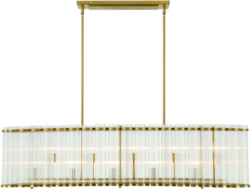 Eurofase 47240-018 Glasbury Contemporary Gold Island Light Fixture