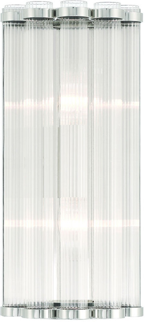 Eurofase 47241-022 Glasbury Contemporary Nickel Wall Light Sconce