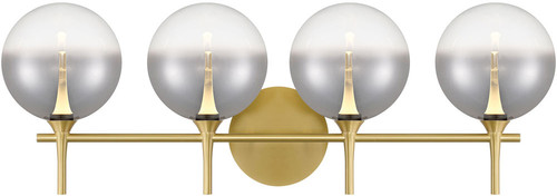 Eurofase 48916-028 Iissa Contemporary Gold LED 4-Light Bathroom Light