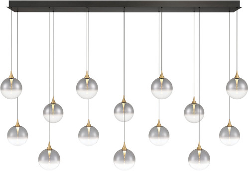 Eurofase 48938-020 Iissa Modern Gold LED Multi Hanging Light