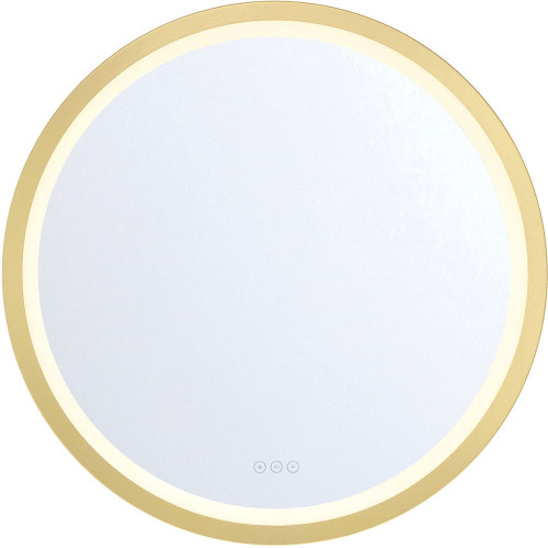 Eurofase 48976-015 Artell Modern Gold LED 32" Wall Mirror