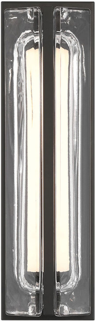 Eurofase 49023-022 Langferd Contemporary Black LED 16" Outdoor Lamp Sconce