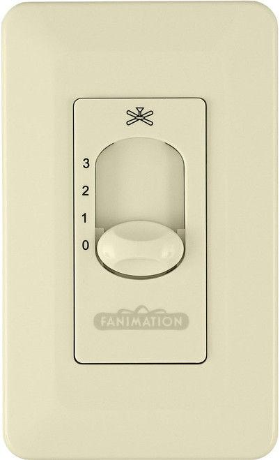Fanimation CW5LA Light Almond Non-Reversing Wall Control
