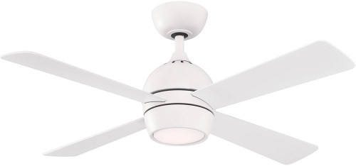 Fanimation FP7644MW Kwad 44 Matte White LED 44" Ceiling Fan