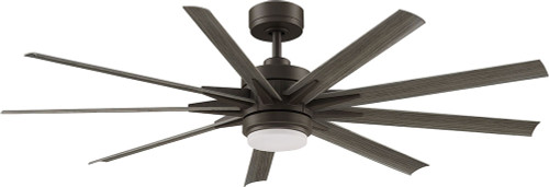 Fanimation MAD8152GRW Odyn Custom Matte Greige LED Interior / Exterior Home Ceiling Fan