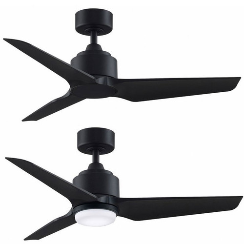 Fanimation MAD8514BLW TriAire Custom Contemporary Black LED Indoor / Outdoor Ceiling Fan