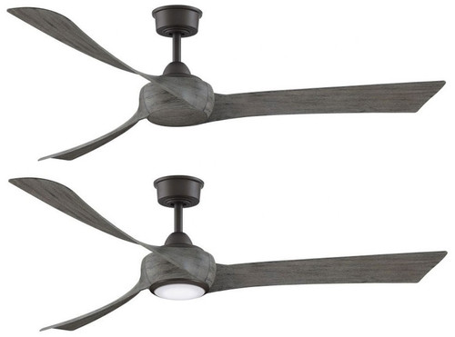 Fanimation MAD8531GR Wrap Custom Contemporary Matte Greige LED Ceiling Fan