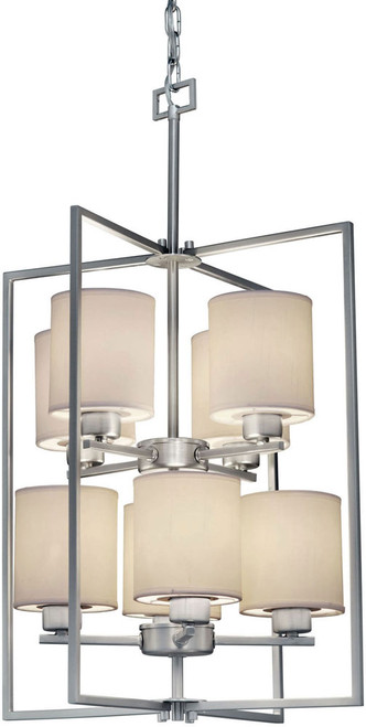 Forte 2570-08-55 Modern Brushed Nickel Foyer Light Fixture