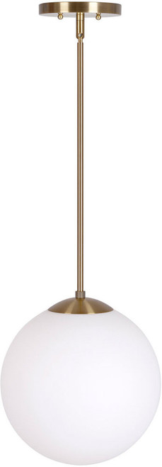 Forte 2764-01-12 Selene Modern Soft Gold 12" Drop Ceiling Lighting