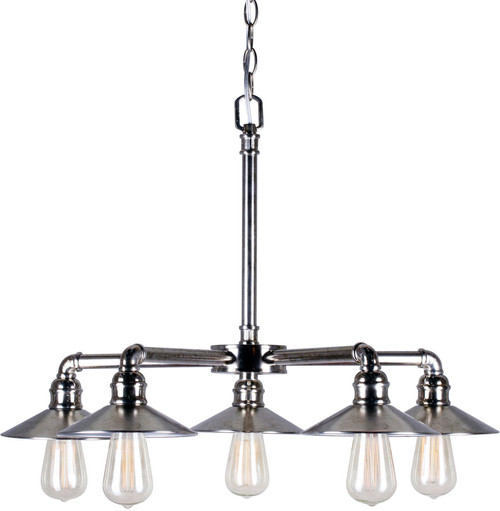 Forte 7159-05-69 Vintage Chrome Chandelier Lamp