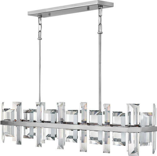 Fredrick Ramond FR39216PNI Odette Polished Nickel Kitchen Island Light