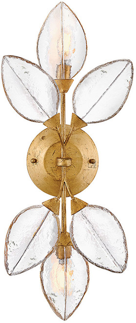 Fredrick Ramond FR47760DA Amira Modern Distressed Brass LED Wall Sconce