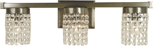 Framburg 4743 Gemini Contemporary 3-Light Bathroom Vanity Light Fixture