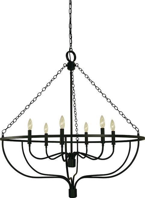 Framburg 5686 West Town 36" Chandelier Lighting